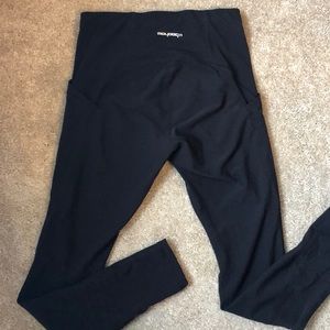 High waisted black work out leggings